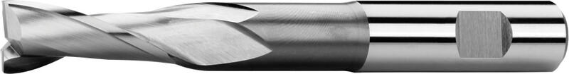 Slot drills long, 2-fluted, centre cutting, 25°, type N, Weldon shank