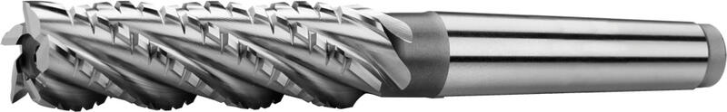 Schaftfräser mit Morsekegel lang, für Titan Bearbeitung, 35°, Typ CB