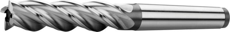 Schaftfräser mit Morsekegel lang, für Titan Bearbeitung, 35°, Typ H