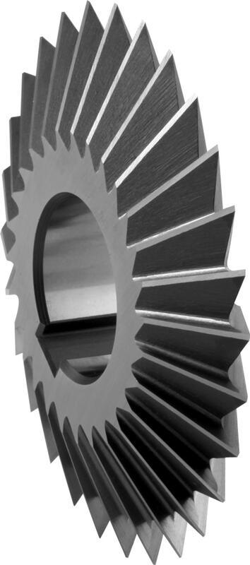Double angle milling cutters, symmetrical
