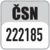 Standard ČSN 222185.