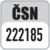 Норма ČSN 222185.