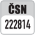 Standard ČSN 222814.