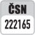 Standard ČSN 222165.