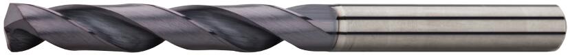 Spiralbohrer mit Zylinderschaft, 5xD,  Beschichtung TiAlN