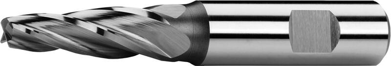 Die sinking cutters tapered, 4-fluted, 25°, Weldon shank