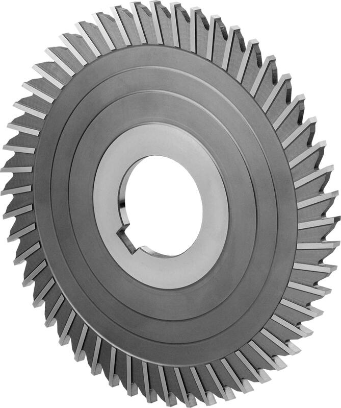 Narrow side and face milling cutters, fine teeth, straight teeth, type N