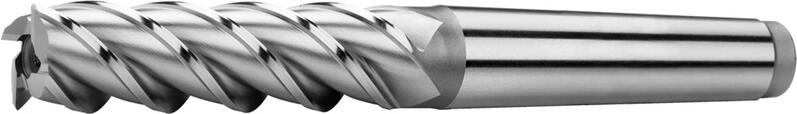 Tapper shank end mills long, coarse teeth, 45°, type W