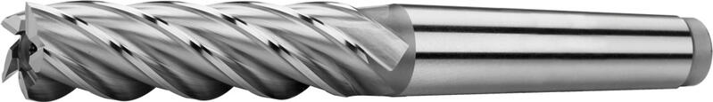 Tapper shank end mills long, semicoarse teeth, 35°, type N