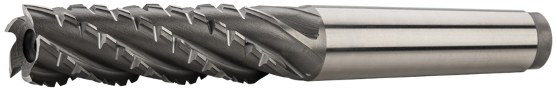 Tapper shank end mills long, semicoarse teeth, 35°, type CB