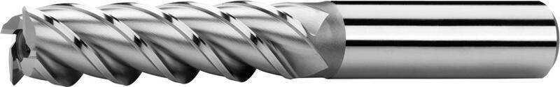 End mills long, 40°, type N, plain shank