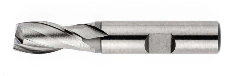Tongue groove cutters short, double-toothed, asymmetrical, 30°, type N, weldon flat, diameter 12.7 mm