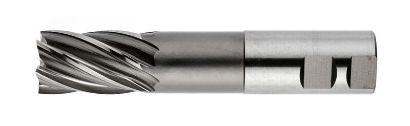 Frézy válcové čelní krátké, 1 břit přes střed, 30°, typ N, ploška weldon, průměr 31,75 mm